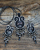kolczyki soutache Srebrna wazka- kolczyki sutasz 5