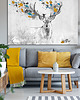 obrazy OBRAZ NA PŁÓTNIE -  120x80cm - DEER 1