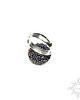pierścionki srebrne Heliotrope II, pierścionek z kryształem Swarovski 5