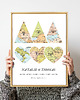 plakaty Plakat Personalizowana mapa, nasza historia, 6 miejsc 2