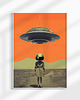 plakaty Plakat / Surrealistyczny Kolaż / UFO 1