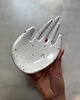 pojemniki na biżuterię Ceramiczna Łapka Handmade Talerzyk na Biżuterię Golden Dalmatinian 3