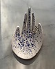 pojemniki na biżuterię Ceramiczna Łapka Handmade Talerzyk na Biżuterię Niebieskie Ciapki 1