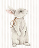 obrazy i plakaty do pokoju dziecięcego Plakaty Royal Bunnies-beige stripes 2