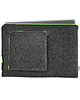 etui na laptopa FILCOWE ETUI na laptopa i zasilacz grafit fluo zielony zamek 4