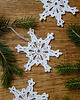 ozdoby choinkowe Śnieżynka na choinkę 9 cm 1