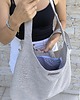 torby na ramię Duża jasna torba worek boho beżowo szara XXL na ramię 2