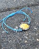 bransoletki wire wrapping Howlit na lato - bransoletka sznurkowa 1