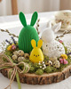 ozdoby wielkanocne Figurki WIELKANOCNE 3D do Koszyczka Stroika ZESTAW 3SZT Dekoracje Stojące 1