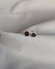 kolczyki pozłacane Kolczyki/DROPS/złocony/onyks 2
