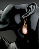 kolczyki wire wrapping Kolczyki z różowym kwarcem 8