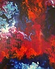 obrazy Abstrakcja Kolory 55x60 cm ręcznie malowany 5