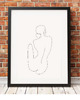 plakaty PLAKAT Nude ciało kobiety, naga kobieta, akt 1