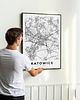 plakaty Plakat Mapa Katowice 4