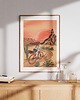 plakaty Plakat Rowerowy Bikepacking Zachód Słońca 2