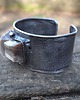 bransoletki wire wrapping Krzemień pasiasty - bransoletka regulowana 2
