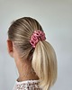 gumki do włosów Gumka jedwabna, scrunchie, frotka strawberry pink MIDI 1