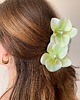 spinki i klamry do włosów Pistacjowa spinka z orchideą 5