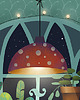 plakaty "Zimowy dom"  Plakat  Ilustracja 4