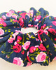 gumki do włosów Muślinowa gumka scrunchie w drobne kwiatki 2