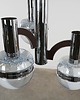 lampy wiszące Żyrandol Space Age, szkło Murano, lata 70, produkcja: Włochy 9