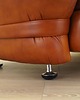 sofy i szezlongi Sofa skórzana ruda, włoski design, lata 70, produkcja: Włochy 6