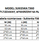 sukienki midi damskie Sukienka mini z kominem i kieszeniami, T360, granat + żółty 2