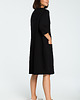 sukienki midi damskie Sukienka bombka z kieszenią - czarna (B-083) 2