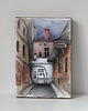 obrazy Obrazek - Cieszyn - 15x21cm - oryginał na płótnie 5