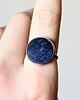 pierścionki - różne Pierścionek z lapis lazuli, pierścionek ze stali nierdzewnej 1
