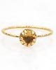 pierścionki złote Złoty pierścionek Petite z cytrynem w stylu Vintage 4