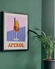 grafiki i ilustracje Plakat z drinkiem Aperol 1