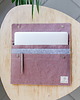 etui na laptopa Etui na laptopa do 16" - skóra wegańska - Pastel Plum 2