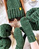 rękawiczki damskie Peruvian WOOLY wełniane rękawiczki z wełny peruwiańskiej czekolada 2