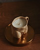 świece zapachowe Świeca sojowqa ADAM ART GOLD ceramiczna z uszkiem 140 ml - beżowa 3