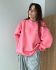 bluza bez kaptura damska Bluza Cheer long blossom pink 4