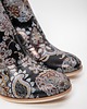 botki damskie BOTKI KWOBOJKI NA 5 CM KLOCKU - SKÓRA NATURALNA - MODEL 483 - KOLOR BOHO 4