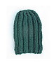 czapki damskie Czapka beanie  z wełną w kolorze szmaragdowym 4
