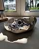 talerze, miski Ceramiczna Patera na Owoce Ostryga XXL Pearl White 6