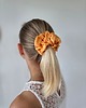 gumki do włosów Gumka jedwabna, scrunchie, frotka sweet apricot MAXI 1