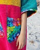 dziewczynka - inne Ponczo kąpielowe z bawełnianej frotte  BUBBLE TEA 3