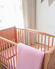 kocyki, kołderki, pościel dla dzieci Lniana pościel do łóżeczka CLASSIC DUSTY PINK 1