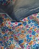 kosmetyczki Kosmetyczka worek duży " kwiatki i jeans " 2