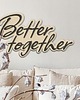 Ślub - inne Napis BETTER TOGETHER napis na ściankę wesele 3D 3