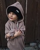 bluzy dla niemowlaka Bluzobody z kapturem dla dziecka oversize wafel organic 9