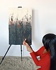 obrazy ASHES WITHIN 50x80 abstrakcja obraz 6