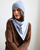 szale damskie Chusta Rowan merino błękitna 1
