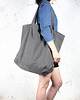 torby XXL Big Lazy bag torba grafitowa na zamek / vegan 3