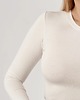 bluzki z długim rękawem damskie LONGSLEEVE STOCKHOLM ecru 1