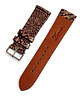 zegarki różne Pasek do zegarka  rozm: 20mm brązowy o fakturze kory drzewa 1